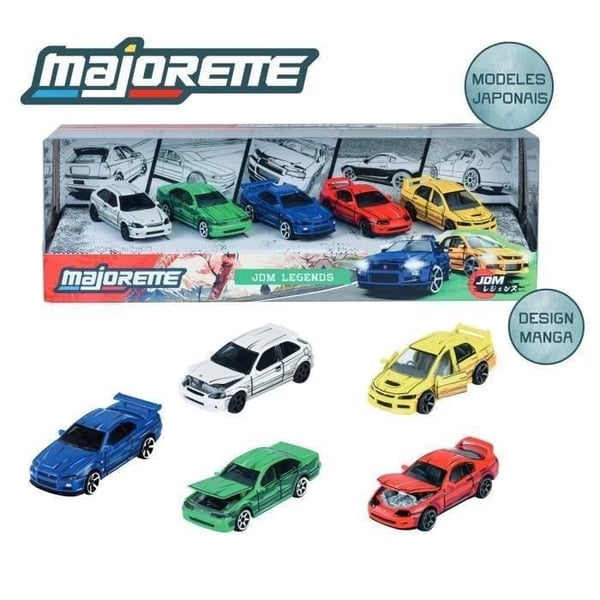 MAJORETTE - Majo JDM 5-delars presentpack - från 3 år