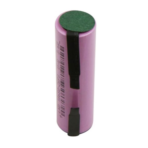 Li-ion batteri 18650 - AVIZAR - 3,7V 2600mAh - Kompatibel med Gardena och Kärcher - U-kontakter