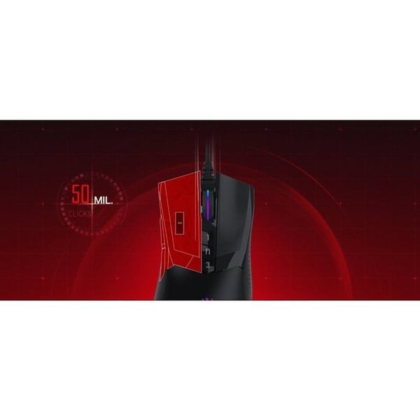 Spilmus - A4TECH - BLOODY W90MAX - Kablet - 10000 DPI - RGB-baggrundsbelysning