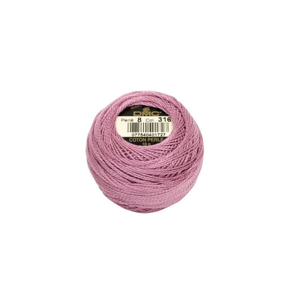 Coton perlé DMC art 116, tjocklek 8 - nystan på 80m - Att 316