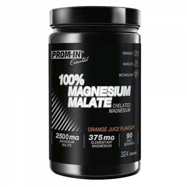 PROM-IN 100% Malat av magnesium 324 g, apelsin
