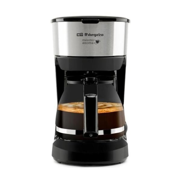 Orbegozo CG 4506 Droppkaffebryggare - 6 koppar - Svart och Silver