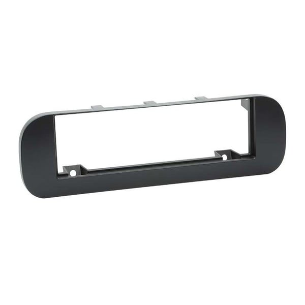 1-DIN fasadadapter kompatibel med Fiat Panda 2012 > matt svart