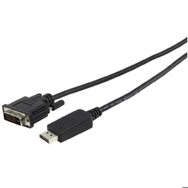 DisplayPort till DVI-kabel - Goobay - 51962 - 3m - Guldpläterad anslutning - Svart