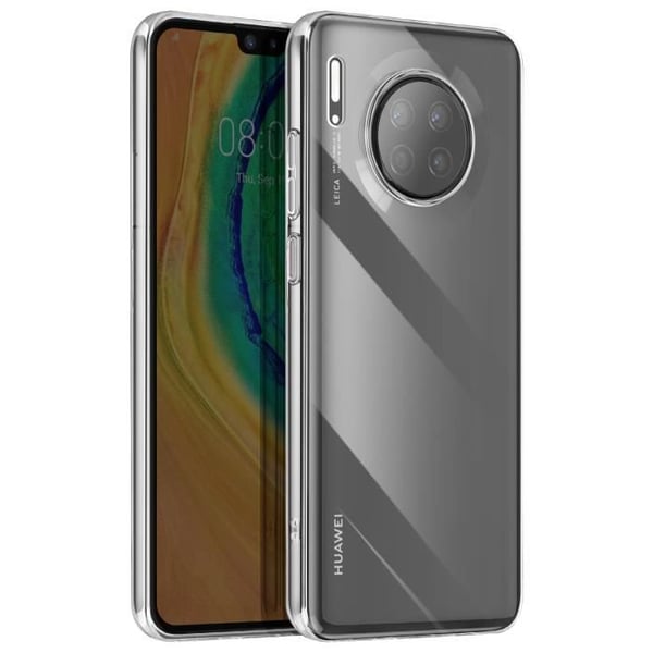Silikonett fodral för Huawei Mate 30, tunn, lätt, transparent design
