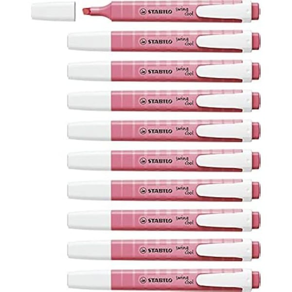 Highlighter - STABILO - swing cool Pastel Edition - Mejselspets - Anti-torkning