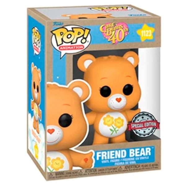 Figurine Funko Pop - FUNKO - Care Bears 40-årsjubileum - Ours Ami - Exklusiv - 10 cm