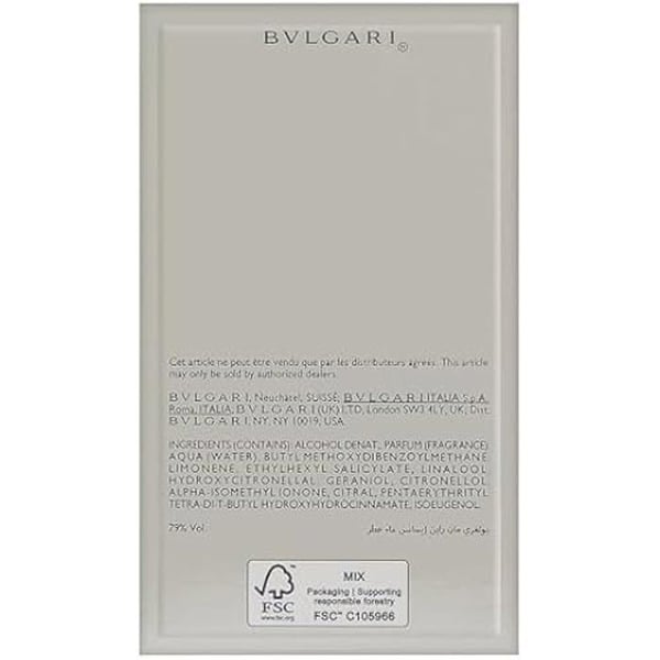 Bulgari Man Rain Essence Herrparfym - Eau de Parfum 60 ml