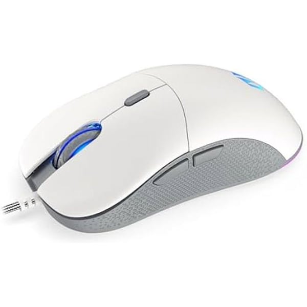 Spelmus - ENDORFY - GEM Onyx White - 8000 DPI - RGB-belysning - 67g