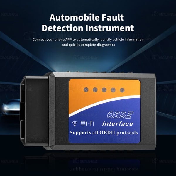 Diagnoseapparat - ELM327 - OBD2 - Bluetooth/WIFI - Universel - Biltester