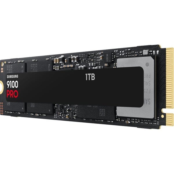SAMSUNG - 9100 PRO - Intern SSD - 1 To - NVMe M.2 PCIe 5.0x4 - Läshastighet upp till 14 800 Mo/s