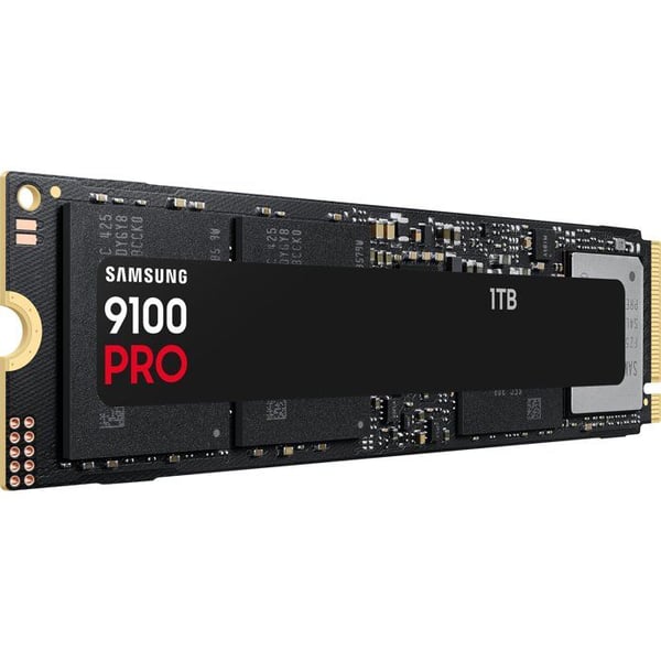 SAMSUNG - 9100 PRO - Intern SSD - 1 To - NVMe M.2 PCIe 5.0x4 - Läshastighet upp till 14 800 Mo/s