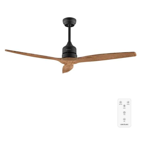 Cecotec Takfläkt EnergySilence Aero 5270 DarkWood, DC-motor 40W, Diameter 132 cm, 3 Vingar, Fjärrkontroll