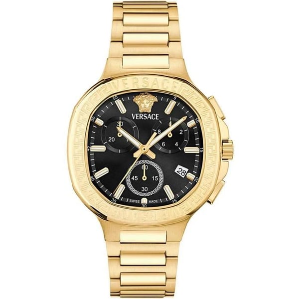 Klocka - VERSACE - VEVCA0524 - Kvarts Schweizisk Tillverkad - Boett 41 mm - Guldpläterad rostfritt stål