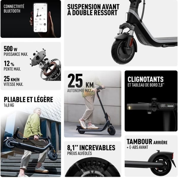 Elscooter - SEGWAY - E2 plus II - 500 W - 8"