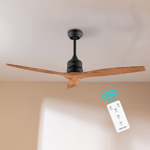 Cecotec Takfläkt EnergySilence Aero 5270 DarkWood, DC-motor 40W, Diameter 132 cm, 3 Vingar, Fjärrkontroll
