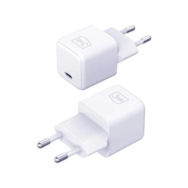Laddare - 3MK - Hyper - 25W - USB-C - Vit