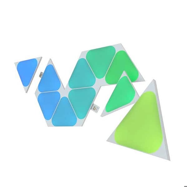 LED-paneler - NANOLEAF - Pack om 10 - Flerfärgad - AC/DC - Ej uppladdningsbar