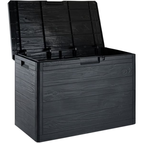 Coffert för förvaring TOOMAX i plast 160 liter grå Woody's 77,5 x 44,5 x 52,7 cm