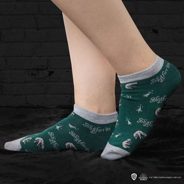 Cinereplicas - Harry Potter - Pakke med 3 par Slytherin sokker