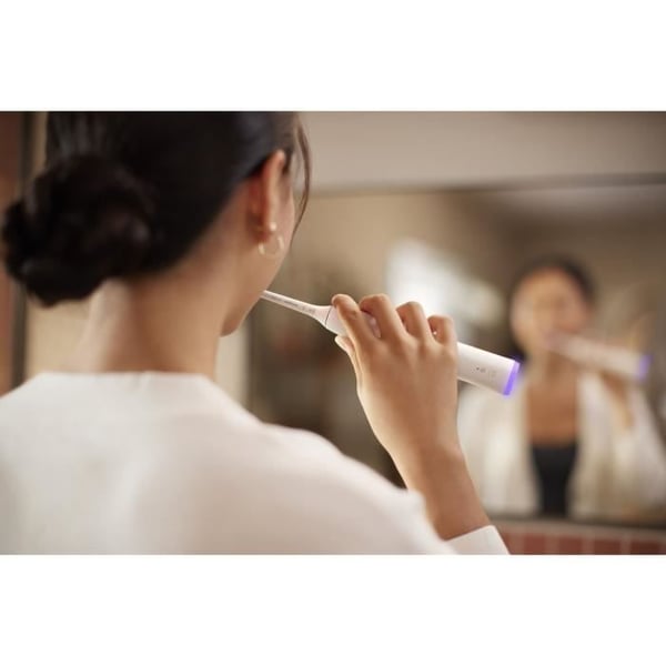 Tandbørste - PHILIPS - HX7410/02 - Sonicare - Serie 6500 - Hvid - Elektrisk
