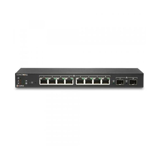 NÄTVERK, Switch, Switch Stand-Alone, Switch Sonicwall SonicWall Sws12-8poe specifikationer LAN-portar 8 N Typ och hastighet