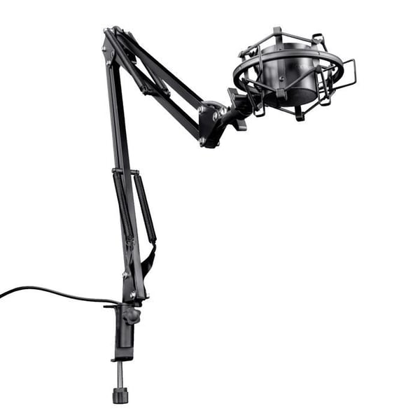 Mikroartikulerad arm - TRUST - GXT 253 Emita - Rotation 360° - Inbyggd kabel 290 cm - Antivibration