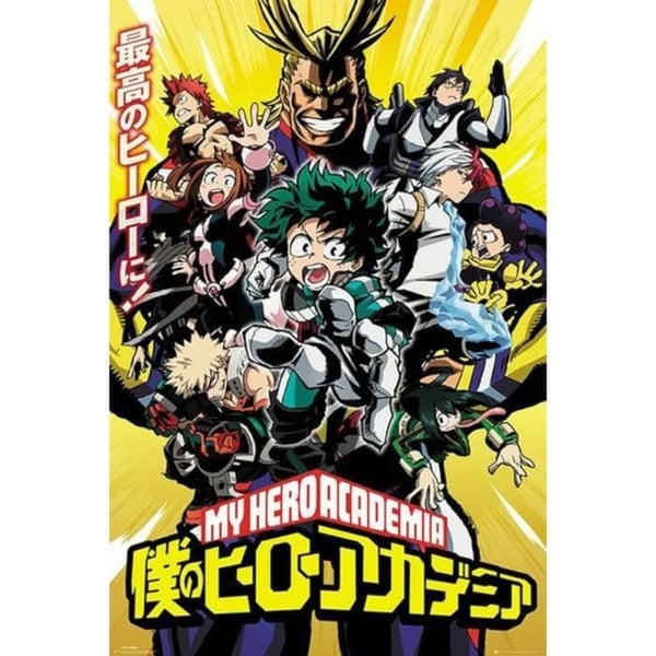 Affisch - ABYstyle - My Hero Academia - 91.5x61 cm - Glänsande papper - Väggdekoration