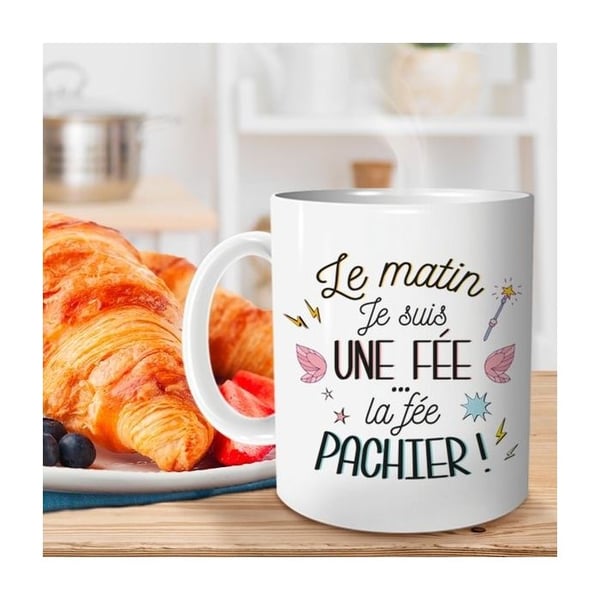 Mugg på morgonen jag är en älva, den pachier fe humoristiska mugg