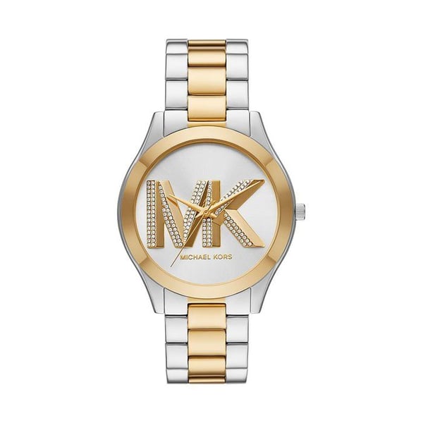 Damklocka - MICHAEL KORS - MK4735 - Kvarts - Rund - Duotone silver och guld