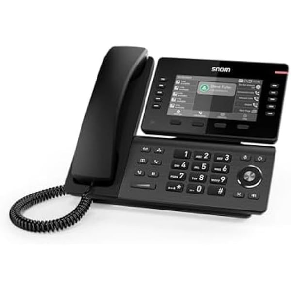 VoIP-telefon - SNOM - D815W - 5" IPS färgskärm - 10 programmerbara knappar - Dual-band Wi-Fi