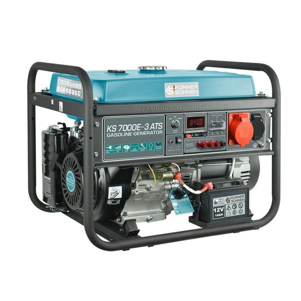 Generator - Konner & Sohnen - KS 7000E-3 ATS - 5500W - Bensin - Trefasigt
