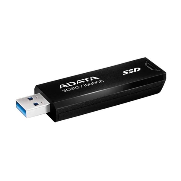 Extern SSD - SC610 - 1000 Go - USB 3.2 Gen2 - Hastighet 550/500 Mo/s - Svart