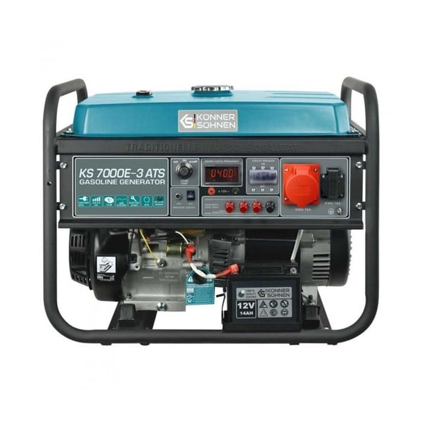 Generator - Konner & Sohnen - KS 7000E-3 ATS - 5500W - Bensin - Trefasigt