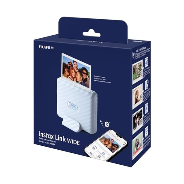 Fotoskrivare - Fujifilm - INSTAX WIDE LINK - Bluetooth - WIDE format - Kompakt design