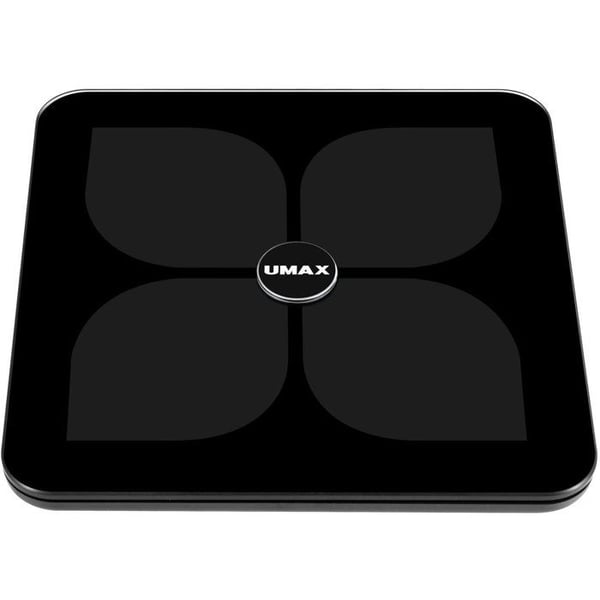 Personvåg - UMAX - US20HRC - Kapacitet 180 kg - Mäter fett, muskler, vatten - Bluetooth/WiFi-anslutning