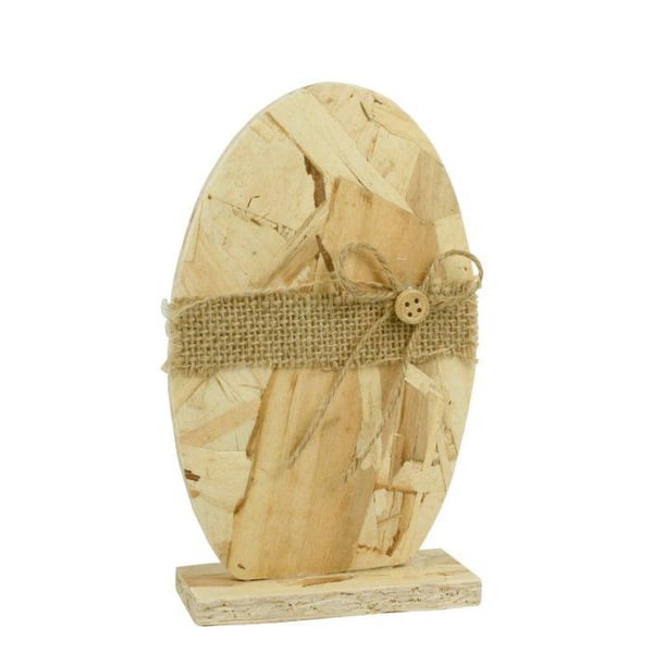 MégaCréa DIY - Ägg i komprimerat trä 10 x 18 cm