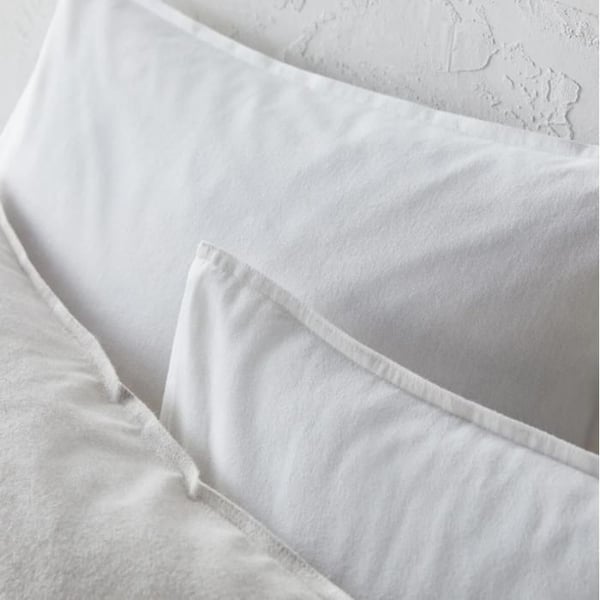 Set med 2 örngottsskydd av flanell 50 x 70 cm / 100 % bomull