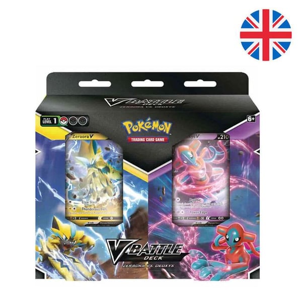 Pokémon kortspel Engelsk Pokémon Deoxys vs Zeraora V Battle Deck