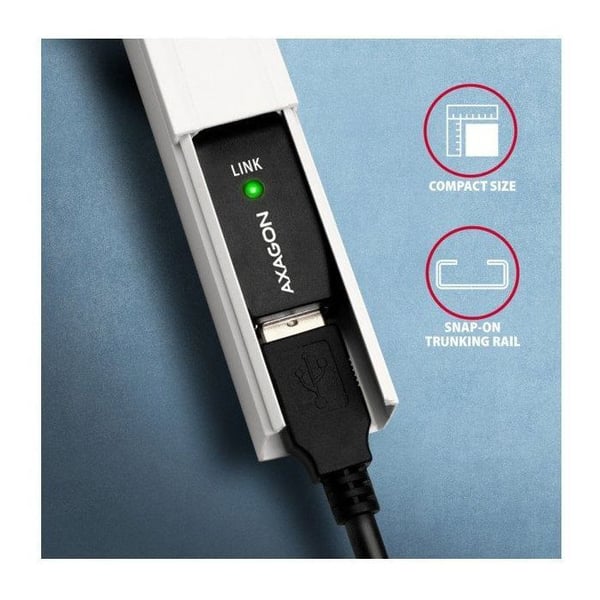 USB-förlängningskabel - AXAGON - ADR-207 - 7,5 m - USB 2.0 - AM -> AF