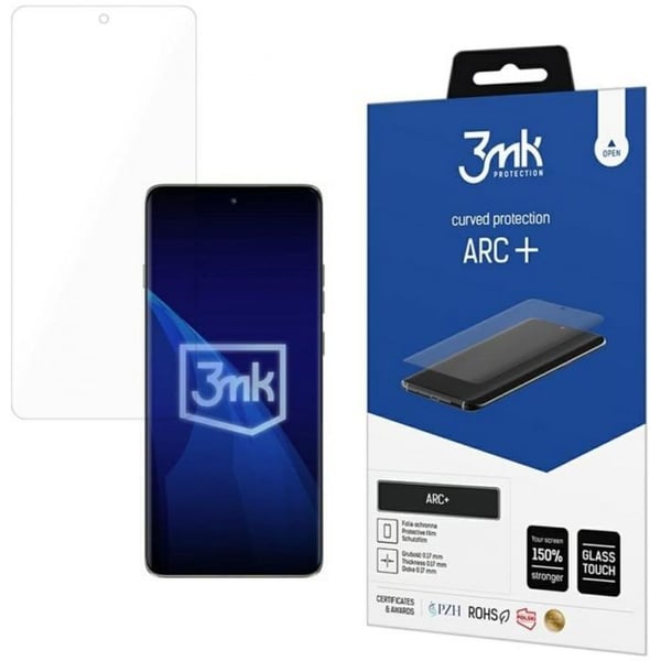 Beskyttelsesfilm - 3MK - ARC+ - Hærdet glas - Til Motorola Edge 60 Pro - Ridsefast