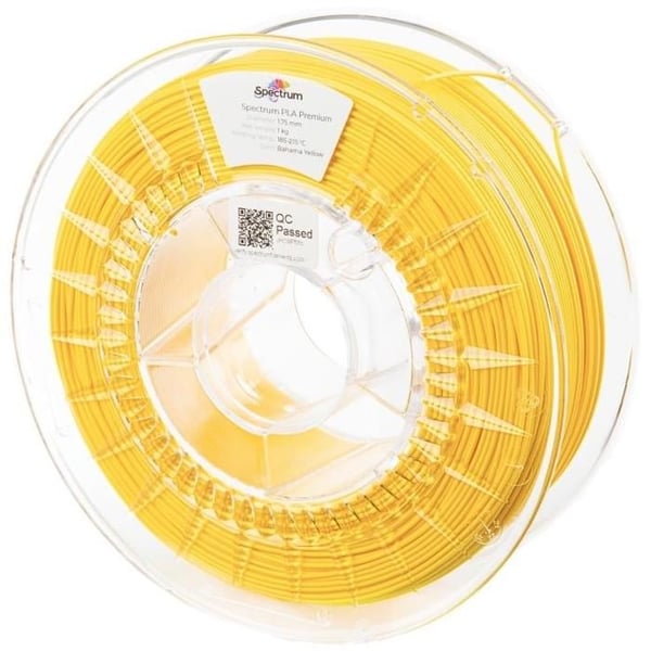 Filament - FILAMENT - Bahama Yellow - 1.75mm - 1kg - PLA Flexibel Filament - FILAMENT - Bahama Yellow - 1.75mm - 1kg - PLA Flexibel