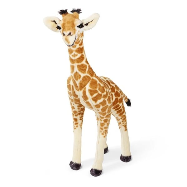 Plysch - MELISSA & DOUG - Plyschbabygiraff - 83 cm - Mjuk och fläckig päls - Styv inre struktur