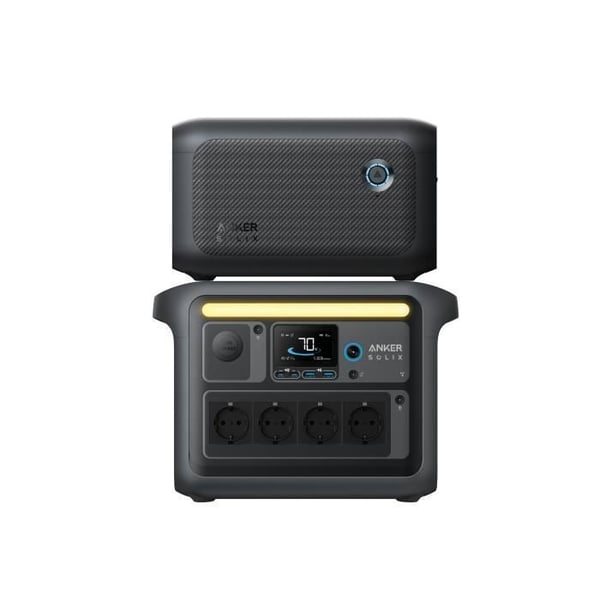 KIT Elektrisk station Anker SOLIX C1000X med BP1000, 2112 Wh, 4*1800w