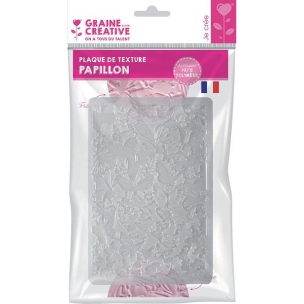 Graine Créative - Texturplatta Fjäril