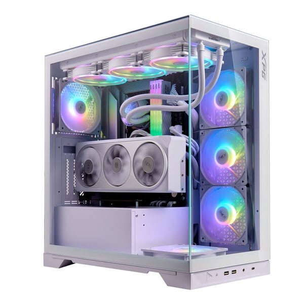 ATX-chassi - XPG - Invader X - RGB - Svart - Glaspaneler