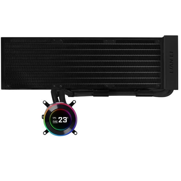Vattenkylning - LIANLI - HydroShift II LCD-C 360N - IPS LCD-skärm - Fläktlös modell