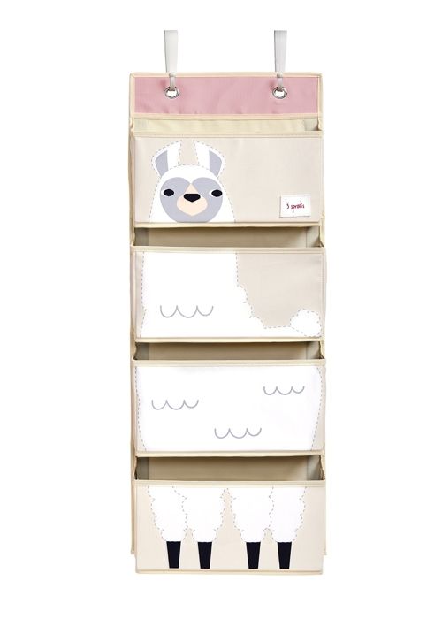 Vægopbevaring - 3 SPROUTS - Lama - Multifarvet - Beige - Barn