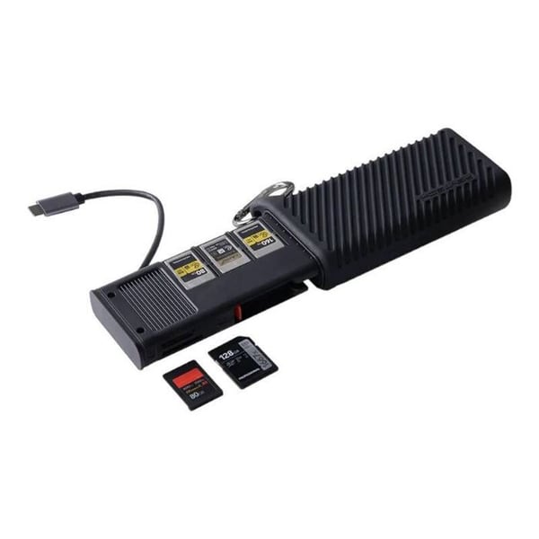 Minneskortsavläsare - PGYTECH - CreateMate - USB 3.2 - Kompatibel med CFexpress Typ B - Svart