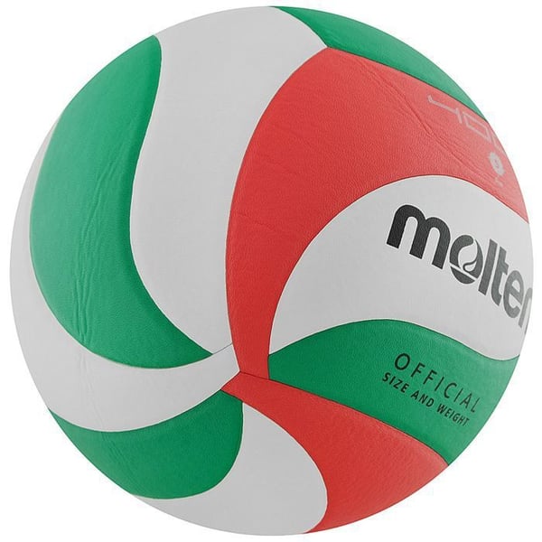 MOLTEN VM4000 Volleyboll - MOLTEN - Volleyboll för intensiv användning - Vit / Grön / Röd